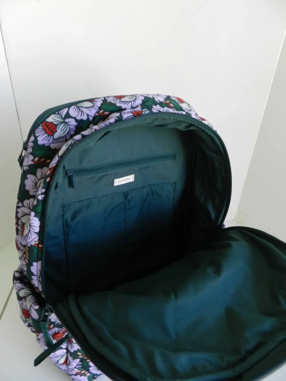 Vera Bradley Ultralight Essential LARGE Backpack Laptop Bag Floral